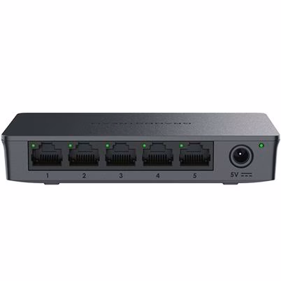 Switch No Administrado Grandstream GWN7700 con 5 Puertos Gigabit y Capacidad 10 Gbit/s