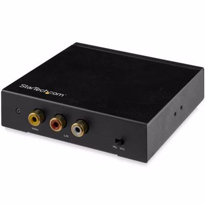 Convertidor De Video Hdmi Startech.Com Hd2vid2 Resolución Máxima (1920x1080) Pixeles 2.0 Canales Interfaz Hdmi Color Negro
