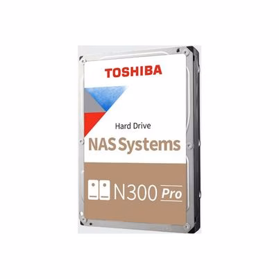 Disco Duro Interno Toshiba N300 Pro Hdwg82exzstb (3.5") Capacidad De Almacenamiento 24tb Interfaz Serial Sata Iii Transferencia De 6 Gbit/S Rotación 7200 Rpm Color Cafe, Blanco