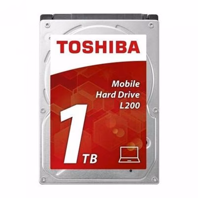 Disco Duro Para Laptop Toshiba L200 2.5", 1tb, Sata Iii, 6gbit/S, 5400rpm, 128mb Cache Hdwl110uzsva
