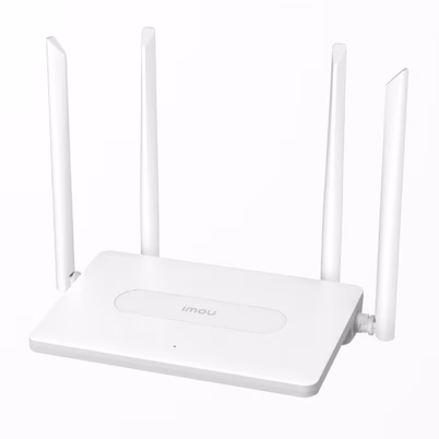 Router Imou Hr340 Con 4 Puerto Rj-45 2, 4 Ghz Transferencia De Datos Wlan De 300 Mbit/S 4 Antenas Externas Gigabit Ethernet Color Blanco