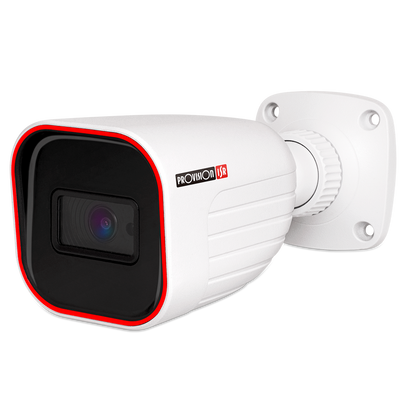 Cámara De Seguridad Ip Bala Provision-Isr I2-320ab-28 2mp Resolución (1920x1080) Pixeles Lente 2.8 Mm Alámbrico Iluminación Ir 20m Material Metal Plástico Color Blanco, Negro