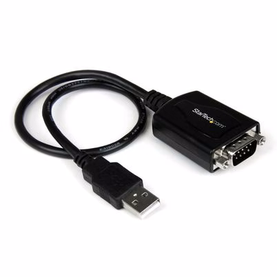 Startech.Com Cable 0, 3m Usb A Puerto Serie Serial Rs232 Db9 Con Retención Del Puerto De Asignación Com