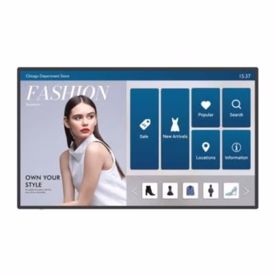 Pantalla Comercia Il5501 (55") Ips Resolución (3840x2160) 4k Uhd Android 8.0 Negro