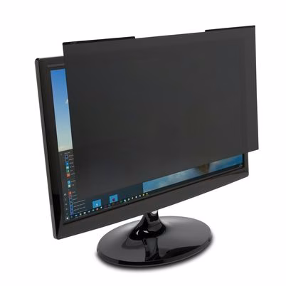 Filtro De Privacidad Kensington K58356ww (27") Antirreflejante Sin Marco Antideslumbrante Resistente A Rayones Limita El Angulo De Visión -30 - 30° Material Pet, Plástico Color Del Producto Negro