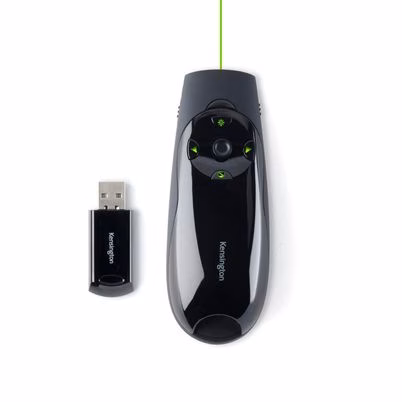 Apuntador Kensington K72426ama Interfaz Usb Frecuencia De Banda De 2.4 Ghz Conectividad Inalámbrico Alcance De 45 M Color Negro