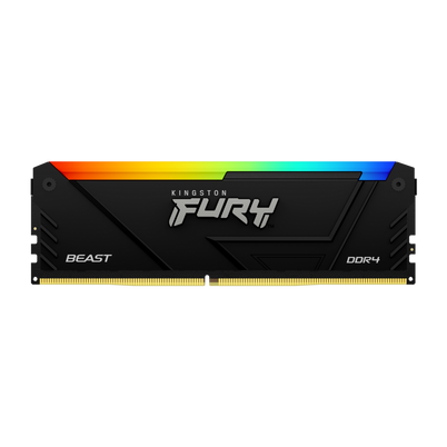 Modulo De Memoria Ram Kingston Fury Beast Kf432c16bb2a/16 Ddr4 16gb 3600 Mhz 288-Pin Dimm Color Negro