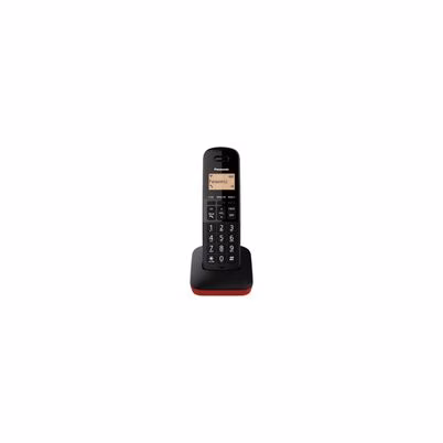Teléfono Panasonic Panasonic Kx-Tgb310 Dect Lcd Identificador De Llamadas Negro, Rojo