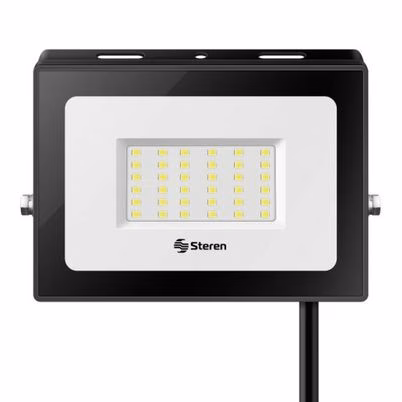 Steren Lam-830 Reflector Lam-830 Potencia Total 30w Voltaje De Entrada Ac 120 - 220v Ángulo De 120° Temperatura De Color 7000 K Color Del Producto Negro