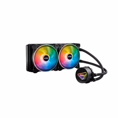 Sistema de Enfriamiento Líquido XPG Levante X 240 en Color Negro con Radiador 240mm y Iluminación ARGB