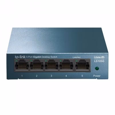 Switch TP-Link LS105G: 5 Puertos Gigabit Ethernet con 10 Gbps de Capacidad