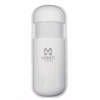 Sensor De Movimiento Mirati Ma-02 Conectividad Inalámbrico Frecuencia 433 Mhz Distancia De Detección 80m Consumo De Energía 25 Ma Color Del Producto Gris