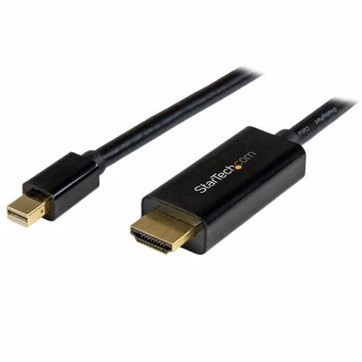Cable Mini Displayport Startech.Com Mdp2hdmm5mb Macho / Macho Mini Displayport /  Hdmi Resolución (3840x2160) Pvc 5 M Negro