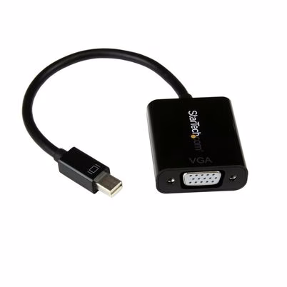 Startech.Com Adaptador Mini Displayport A Vga - Convertidor Activo De Mini Dp A Vga Vídeo 1080p Con Certificación Vesa - Mdp 1.2 O Thunderbolt 1/2 Mac/Pc A Monitor Vga -Vga Negro