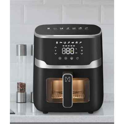 Freidora de Aire Digital Mirati 5 Litros con Ventana - 8 Modos y Control Táctil