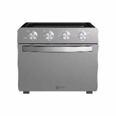 Freidora De Aire Mirati Mfh2 Potencia De 1600w Capacidad De 25l Temperatura De 80c-230c 10 Funciones Preestablecidas Material Acero Inoxidable Color Negro, Gris