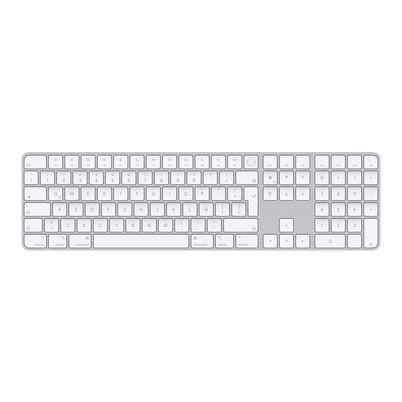 Teclado Apple Magic Inambrico Usb/Bluetooth Español Aluminio, Blanco