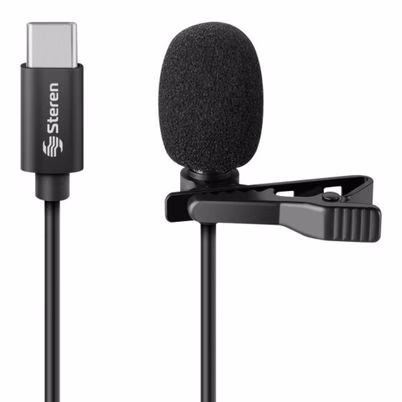 Micrófono De Solapa Para Smartphone Steren Mov-033 Sensibilidad Del Micrófono -32 Db Conectividad Alámbrico Longitud Del Cable 2m Material De Elaboración Abs Color Del Producto Negro
