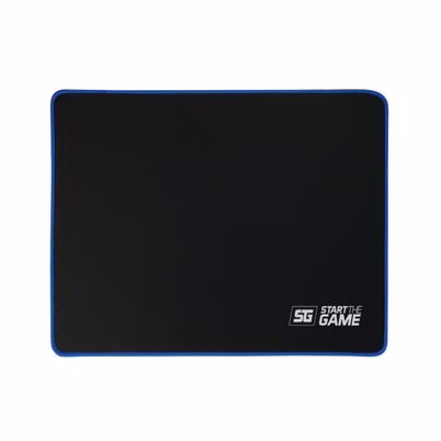 Mousepad Vorago Start The Game Mpg-201 Base Anti-Derrapante, Antideslizante, Impermeable Material Microfibra. Caucho. Spandex Color Del Producto Negro