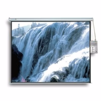 Pantalla De Proyección Multimedia Screens Mse-305 (169.7") 1:1 Mate, Tela Metal Blanco