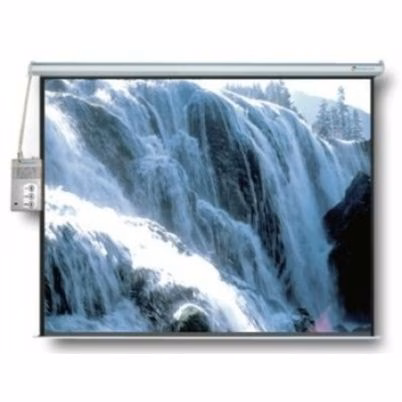 Pantalla Multimedia Multimedia Screens Mse-406 (226") Motorizado Inalámbrico 1:1 Plaza Blanco Mate Tela. Metal
