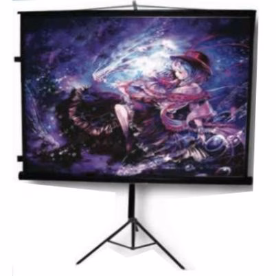 Pantalla Multimedia Multimedia Screens Mst-213 (84") Manual Plaza Proyección Tripie Tela Negro. Blanco