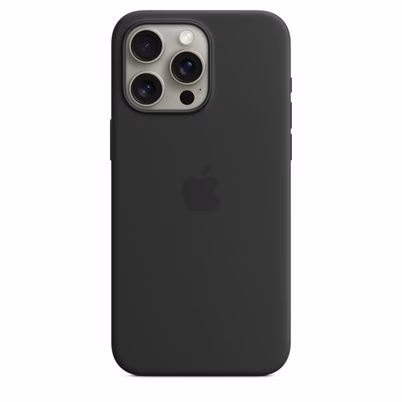 Funda Para Teléfono Apple Mt1m3zm/A (6.7") Material Abs, Silicona Resistente A Rayones Compatibilidad Con Iphone 15 Pro Max Color Del Producto Negro