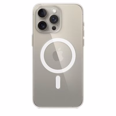Funda Para Teléfono Apple Mt233zm/A (6.7") Material Policarbonato Silicona Resistente A Rayones Compatibilidad Con Iphone 15 Pro Max Color Del Producto Transparente