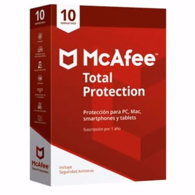 Licencia De Antivirus Microsoft Promo Mcaffe 1 Año 10 Dispositivo(S) 64-Bit Android, Ios