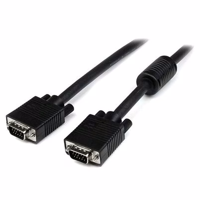Startech.Com Cable De Vídeo Vga De 2m Para Monitor De Ordenador - Hd15 Macho A Macho - Negro