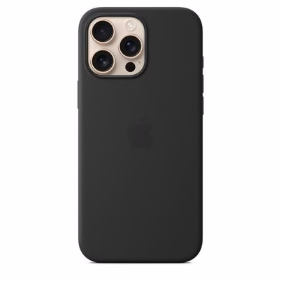 Funda Para Iphone Apple Myyt3zm/A (6.9") Material De Elaboración Microfibra, Silicona Resistente A Rayones Compatibilidad Con Iphone 16 Pro Max Color Del Producto Negro