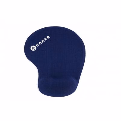Mousepad Naceb Con Descansa Muñecas De Gel Na-549azde, Azul Marino