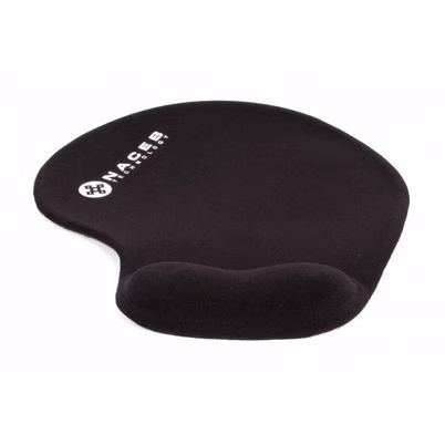 Mousepad Naceb Con Descansa Muñecas De Gel Na-549ne, Negro