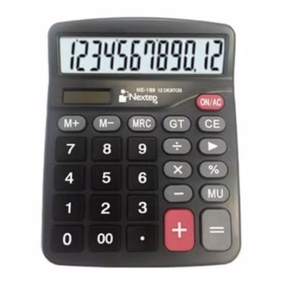 Calculadora Nextep Ne-189 Básica 12 Dígitos 1 Linea Negro