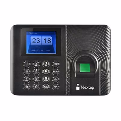 Control De Acceso Y Asistencia Biométrico Nextep Ne-230 (2.4") Lcd 1000 Huellas , 1000 Contraseñas Negro