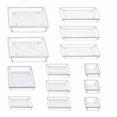 Kit De Organizadores Para Cajón Nextep Ne-623 Plástico Transparente 13 Pieza(S)