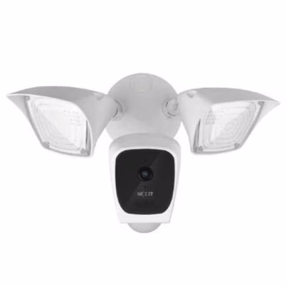 Cámara De Luz De Inundación Nexxt Solutions Home Nhc-F610 2mp Resolución (1920x108) Pixeles Lente Fijo De 2.8mm Conectividad Alámbrica Ángulo De Visión 150° Material Metal Plástico Color Del Producto Blanco, Negro