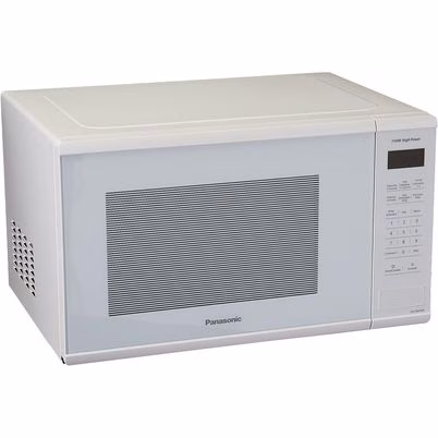 Horno De Microondas Panasonic 1.3 P3 1100w Color Blanco 7 Menus Preestablecidos Descongelamiento De 3 Kg
