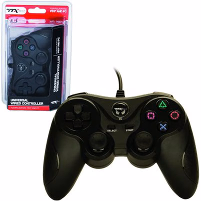 Ttx Ps3 Controller - Wired - Usb Controller - Pc Compatible - Black (Ttx Tech)