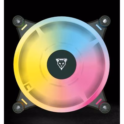 Ventilador Ocelot Gaming Of-3 / 120mm / Argb / 38.5 Cfm / 1200 Rpm / 21.2 Db / 4 Pines / Color Negro