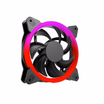 Ventilador Ocelot Gaming OGF02 de 120mm Color Negro con Iluminación RGB y 1200RPM de Velocidad Máxima