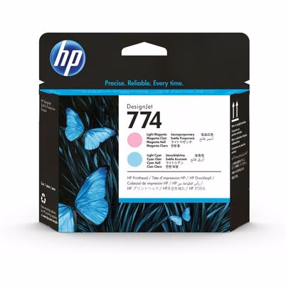 Cabezal de Impresión HP Designjet 774 Magenta Claro y Cian Claro
