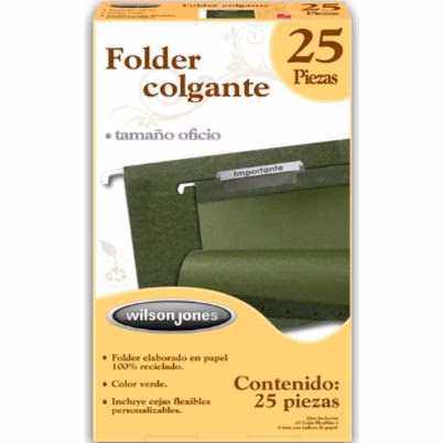 Carpeta Colgante Acco P3631 Panorámica Poliamida Verde 25 Pieza(S)