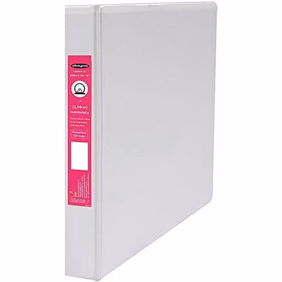 Carpeta Acco P7147 Panorámica de Vinilo Blanco con Argollas para 220 Hojas en Formato Carta