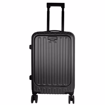 Maleta Para Equipaje Perfect Choice Pc-084792 (15.6") Con Asa De Transporte, Asa Retráctil Material De Elaboración Poliéster, Policarbonato Color Del Producto Negro, Gris