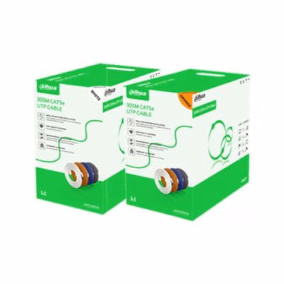 Cable de Red Cat5e UTP Dahua PFM922I-5EUN-C 305 Metros con Soporte PoE