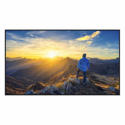 Monitor Profesional Sharp Pn-E559 (55") Panel Ads Resolución De La Pantalla (3840x2160) Pixeles Tiempo De Respuesta 5 Ms Interfaz Hdmi, Displayport 4k Ultra Hd Color Negro