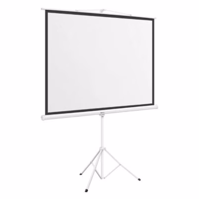 Pantalla De Proyección Steren Pro-014 (84") Con Tripie Material Vinilo, Tela, Poliéster Color Blanco
