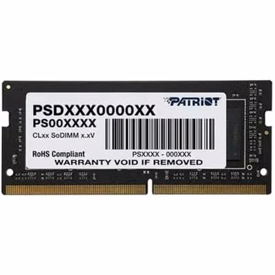 Módulo De Memoria Ram Patriot Memory Signature Psd44g320041 Tipo Ddr4-Sdram Capacidad De Almacenamiento 4gb 4800 Mhz 262-Pin So-Dimm Color Negro