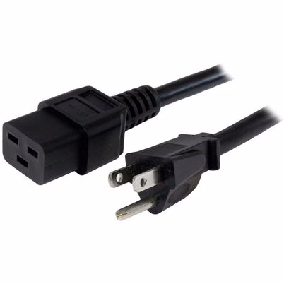 Cable Acoplador Startech.Com Pxt515c19143 Genero Macho / Hembra Conectores Nema 5-15p / Acoplador C19 Longitud Del Cable 0.9 M Material Del Forro Pvc Color Negro